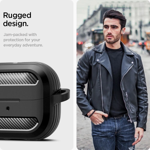 Kup Case Spigen Rugged Armor Samsung Galaxy Buds 3 / 3 Pro Matt Schwarz - SPN3450 - {ean13} - Sklep Home Screen