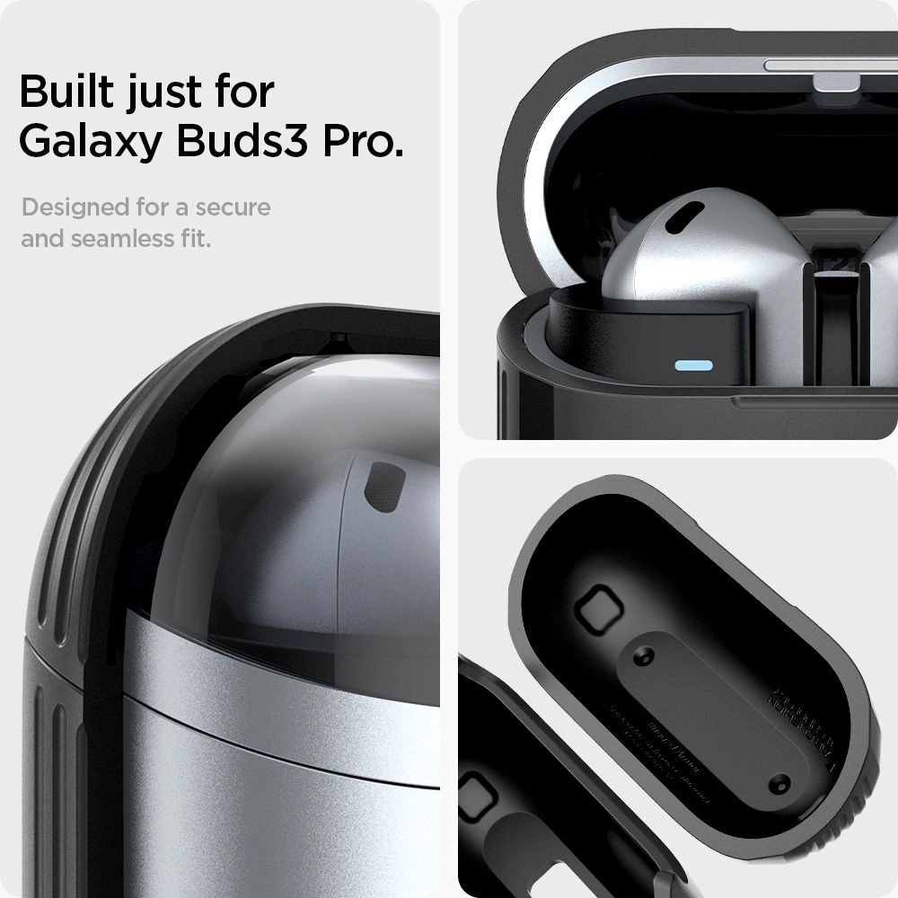Etui Spigen Rugged Armor Samsung Galaxy Buds 3 / 3 FE / 3 Pro Matte Black