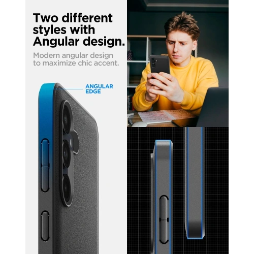 Kup Etui Spigen Essential SandBlast Samsung Galaxy M55 5G Matt Fekete - SPN3451 - {ean13} - Sklep Home Screen