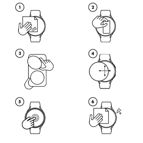 Buy GrizzGlass PaperScreen Samsung Galaxy Watch Ultra - GRZ10503 - {ean13} - Home Screen Store Europe