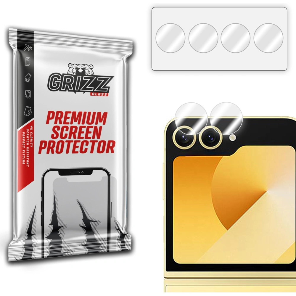 Szkło na aparat GrizzGlass HybridGlass Camera do Samsung Galaxy Z Flip 6 / 7 FE