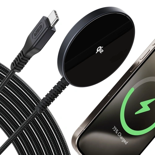 Kup Încărcător inductiv ESR HaloLock QI2 Mini Magnetic MagSafe Wireless Charger 15W Negru - ESR821 - {ean13} - Sklep Home Screen