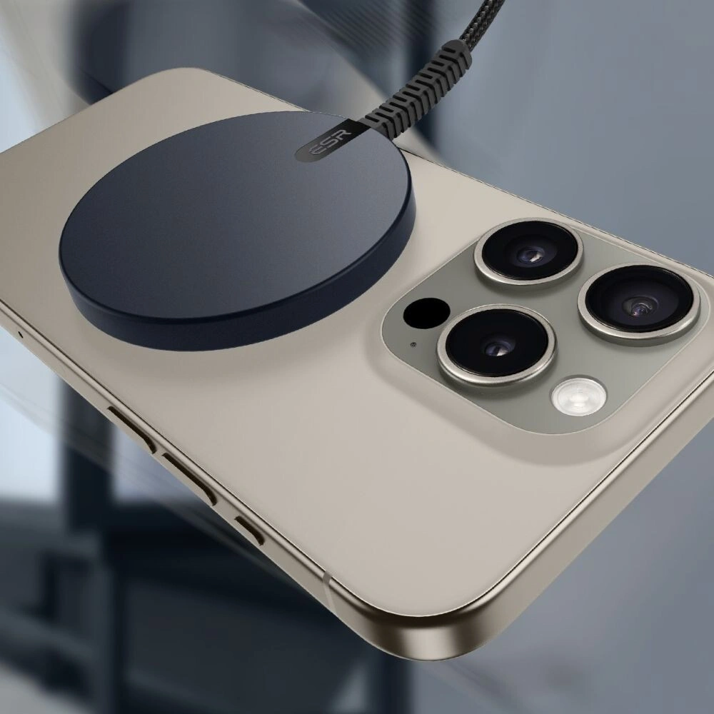 Ładowarka indukcyjna ESR HaloLock QI2 Mini Magnetic MagSafe Wireless Charger 15W Black