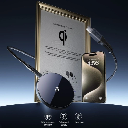 Kup Indukciós töltő ESR HaloLock QI2 Mini Magnetic MagSafe vezeték nélküli töltő 15W fekete - ESR821 - {ean13} - Sklep Home Screen