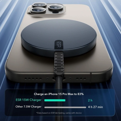 Kup Încărcător inductiv ESR HaloLock QI2 Mini Magnetic MagSafe Wireless Charger 15W Negru - ESR821 - {ean13} - Sklep Home Screen