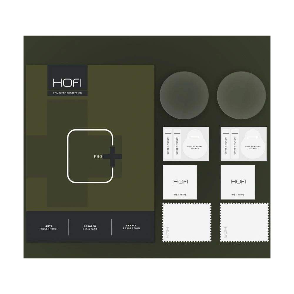 Szkło hartowane Hofi Glass Pro+ Samsung Galaxy Watch 4 / 5 / 6 / 7 / FE 40mm Clear [2 PACK]