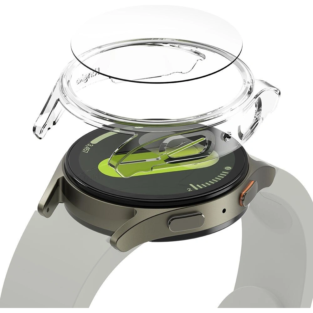 Etui + szkło Ringke Slim & Tempered Glass Galaxy Watch 7 44mm Clear