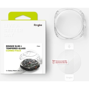 Kup Etui + üveg Ringke Slim & Edzett Üveg Galaxy Watch Ultra 47mm Átlátszó - RGK1999 - {ean13} - Sklep Home Screen