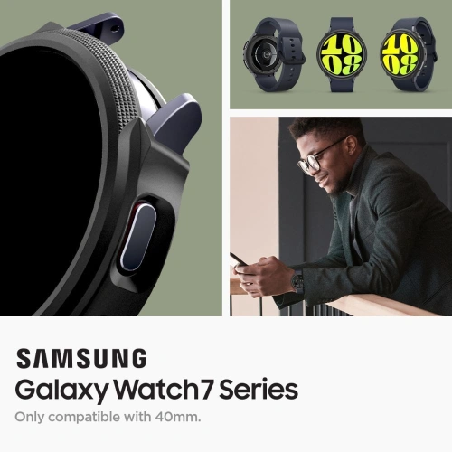 Kup Case Spigen Liquid Air Samsung Galaxy Watch 7 40mm Matt Schwarz - SPN3453 - {ean13} - Sklep Home Screen
