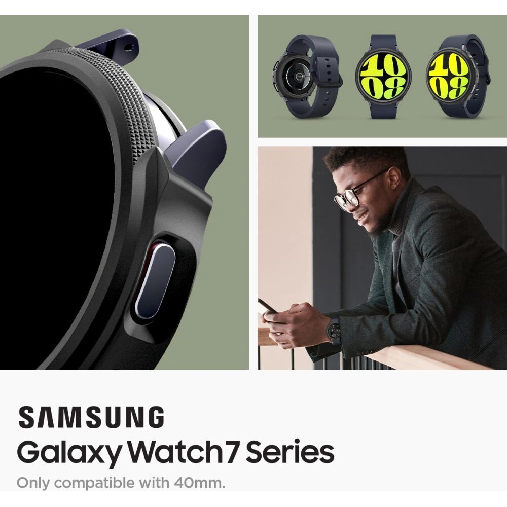 Etui Spigen Liquid Air Samsung Galaxy Watch 7 40mm Matte Black