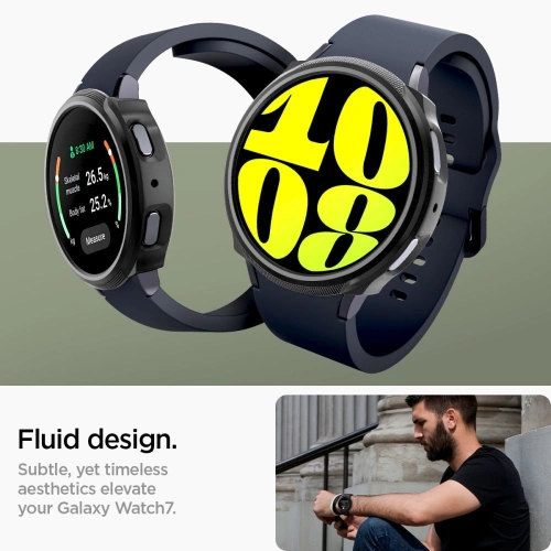 Kup Case Spigen Liquid Air Samsung Galaxy Watch 7 40mm Matt Schwarz - SPN3453 - {ean13} - Sklep Home Screen