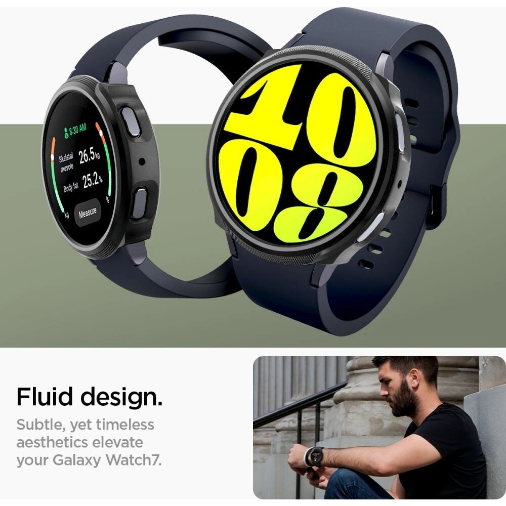 Etui Spigen Liquid Air Samsung Galaxy Watch 7 40mm Matte Black