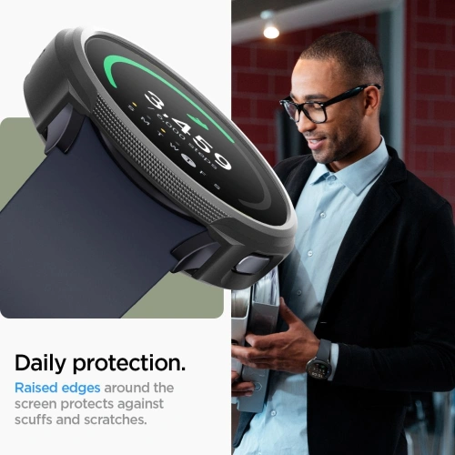 Kup Case Spigen Liquid Air Samsung Galaxy Watch 7 40mm Matt Schwarz - SPN3453 - {ean13} - Sklep Home Screen