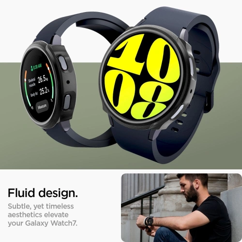 Kup Etui Spigen Liquid Air Samsung Galaxy Watch 7 44mm Matt Fekete - SPN3454 - {ean13} - Sklep Home Screen