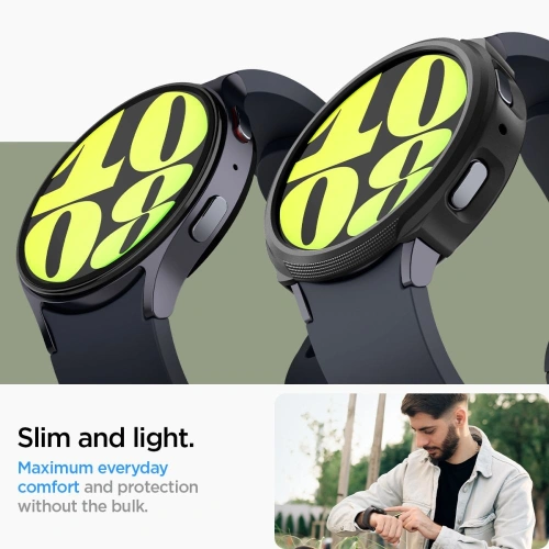 Kup Etui Spigen Liquid Air Samsung Galaxy Watch 7 44mm Negru Mat - SPN3454 - {ean13} - Sklep Home Screen