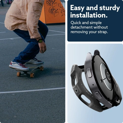 Kup Case Caseology Vault Samsung Galaxy Watch 7 44mm Matte Schwarz - SPN3458 - {ean13} - Sklep Home Screen