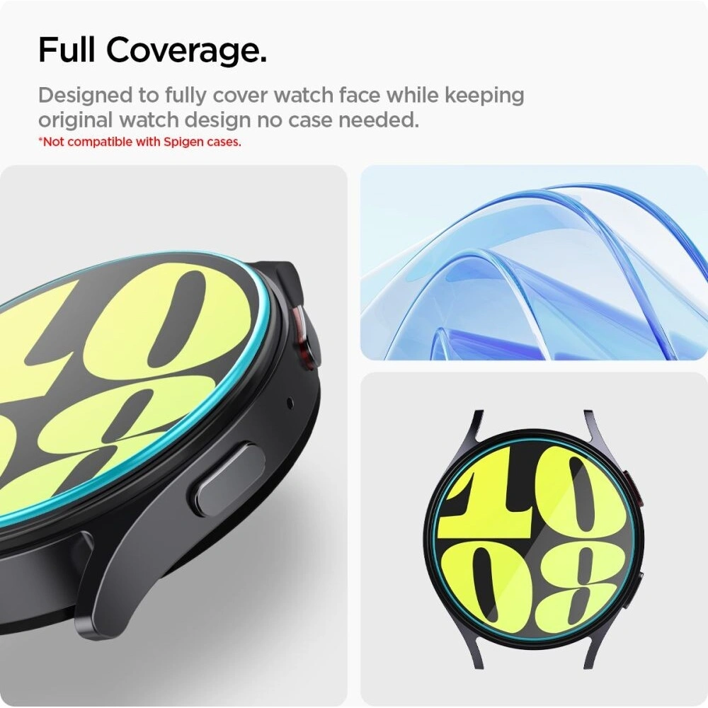 Szkło hartowane Spigen GLAS.tR ez Fit Samsung Galaxy Watch 7 40mm Clear [2 PACK]