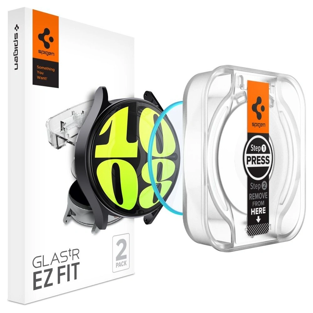 Szkło hartowane Spigen GLAS.tR ez Fit Samsung Galaxy Watch 7 44mm Clear [2 PACK]