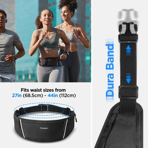 Kup Saszetka na pas Spigen A710 Dynamic Shield Waist Bag Black - SPN3461 - {ean13} - Sklep Home Screen