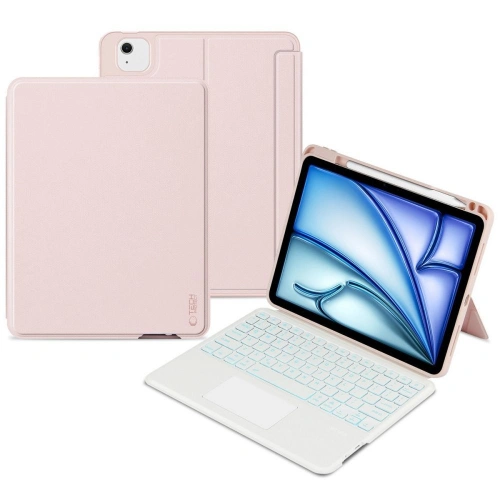 Kup Etui Tech-Protect SmartCase Mag Pen + Keyboard Apple iPad Air 10.9 2020/2022 (4. a 5. gen) / iPad Air 11 2024 (6. gen) Růžová - THP2916 - {ean13} - Sklep Home Screen