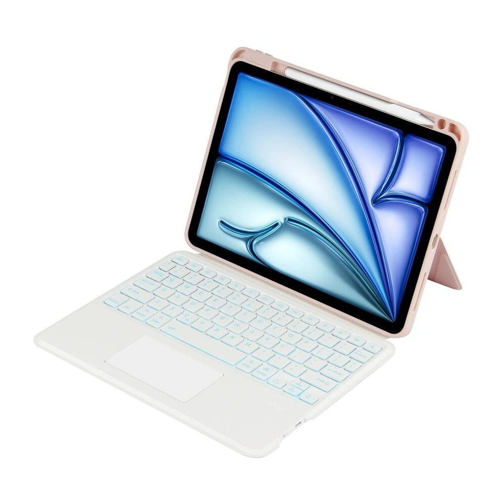 Etui Tech-Protect SmartCase Mag Pen + Keyboard Apple iPad Air 10.9 2020/2022 (4. i 5. gen) / iPad Air 11 2024 (6. gen) Pink