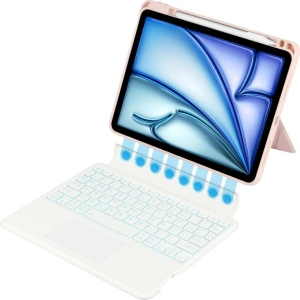 Kup Etui Tech-Protect SmartCase Mag Pen + Keyboard Apple iPad Air 10.9 2020/2022 (4. i 5. gen) / iPad Air 11 2024 (6. gen) Pink - THP2916 - {ean13} - Sklep Home Screen