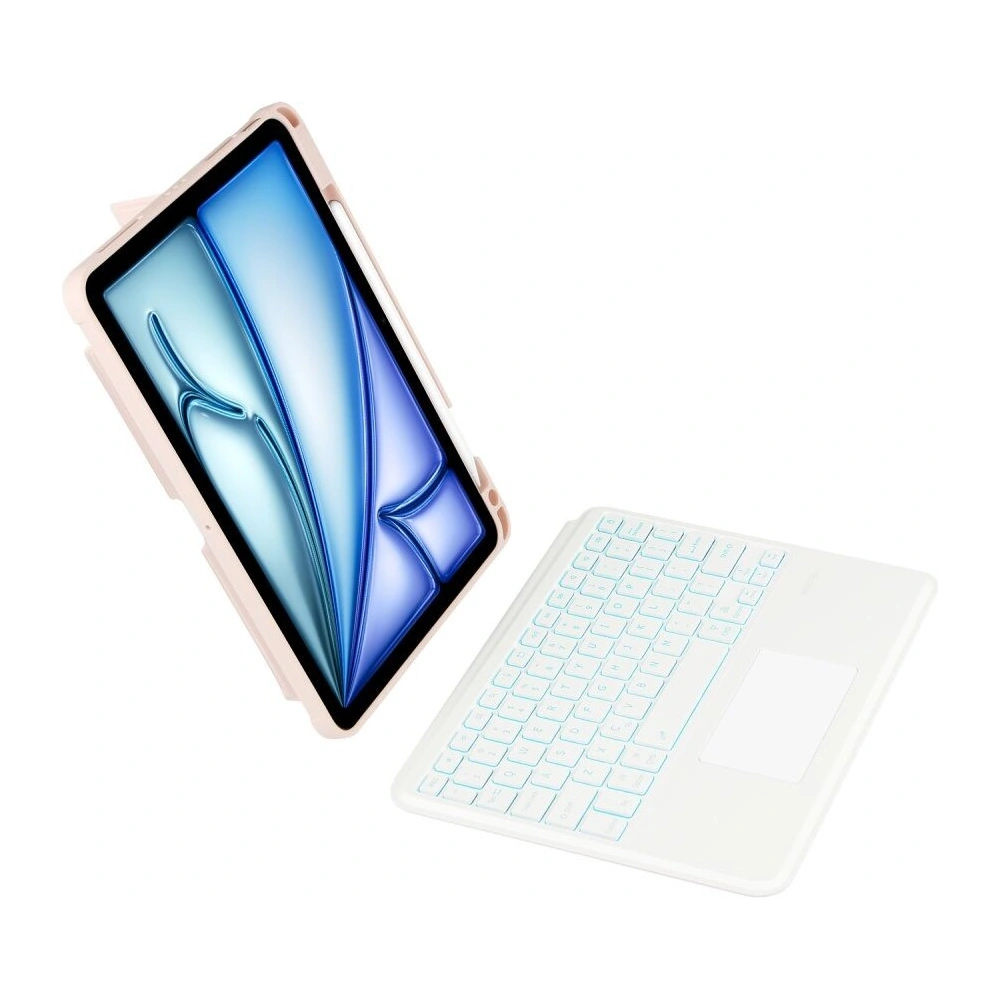 Etui Tech-Protect SmartCase Mag Pen + Keyboard Apple iPad Air 10.9 2020/2022 (4. i 5. gen) / iPad Air 11 2024 (6. gen) Pink