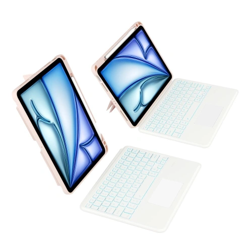 Kup Etui Tech-Protect SmartCase Mag Pen + Keyboard Apple iPad Air 10.9 2020/2022 (4. a 5. gen) / iPad Air 11 2024 (6. gen) Růžová - THP2916 - {ean13} - Sklep Home Screen