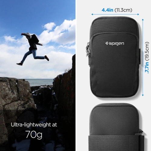 Buy Spigen A702 Dynamic Shield Armband Black - SPN3462 - {ean13} - Home Screen Store Europe