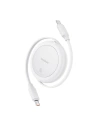 Cablu Baseus Free2Pull Mini USB-C / USB-C, 60W, 1m (alb)