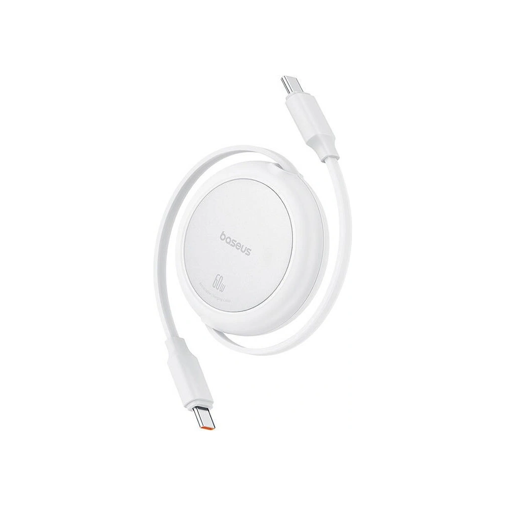 Kabel Baseus Free2Pull Mini USB-C / USB-C, 60W, 1m (biały)