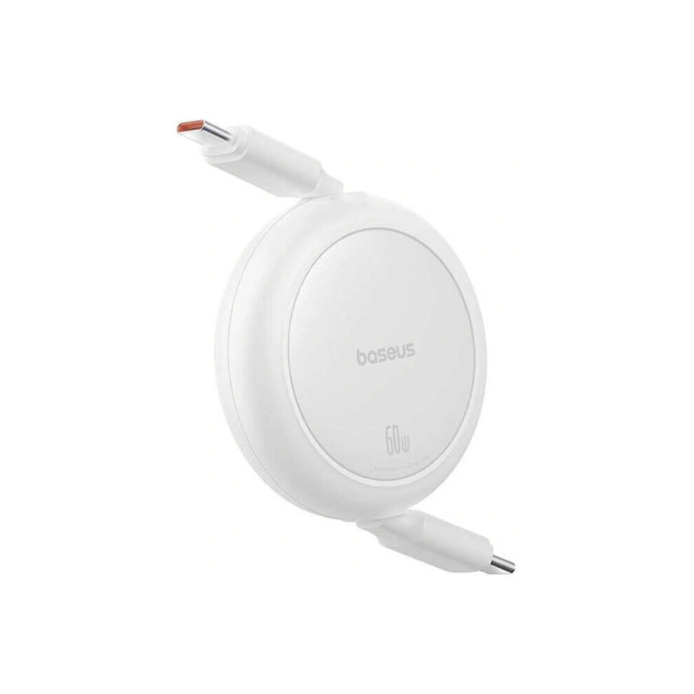 Kabel Baseus Free2Pull Mini USB-C / USB-C, 60W, 1m (biały)