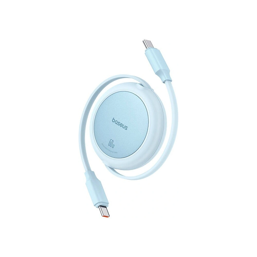 Kabel Baseus Free2Pull Mini USB-C / USB-C, 60W, 1m (niebieski)