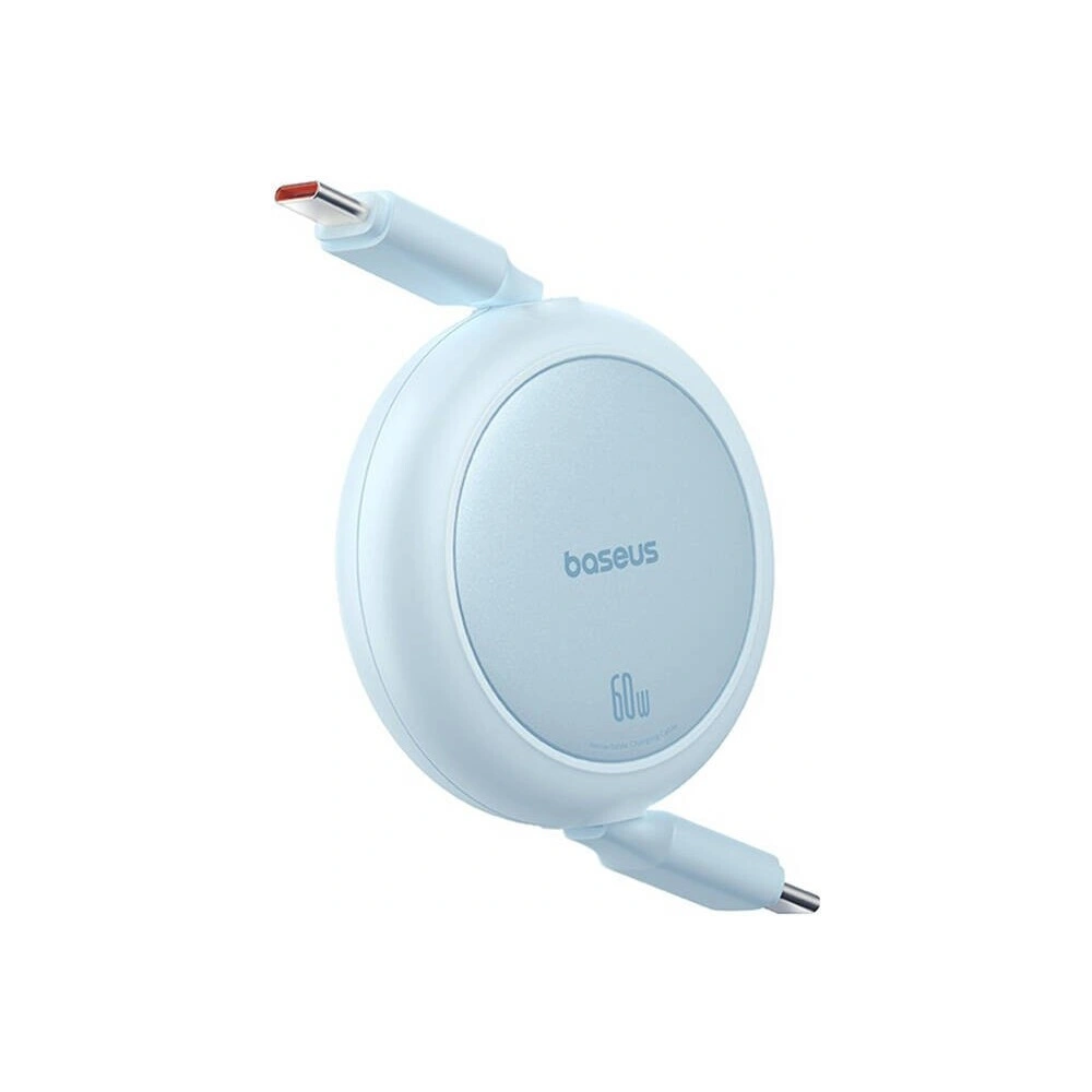 Kabel Baseus Free2Pull Mini USB-C / USB-C, 60W, 1m (niebieski)