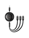 Kup Kábel 3w1 Baseus Free2Draw USB/A / microUSB, Lightning, USB-C, 100W, 1.1 m (fekete) - BSU4915 - {ean13} - Sklep Home Screen