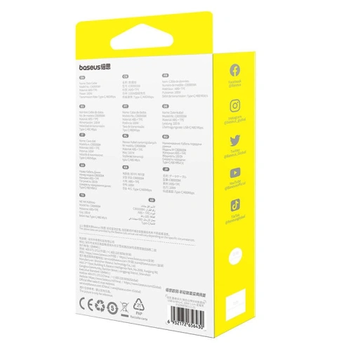Kup Kabel 3w1 Baseus Free2Draw USB/A / microUSB, Lightning, USB-C, 100W, 1.1 m (černý) - BSU4915 - {ean13} - Sklep Home Screen