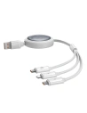 Kup Kabel 3w1 Baseus Free2Draw USB-A / microUSB, Lightning, USB-C, 100W, 1.1 m (weiß) - BSU4916 - {ean13} - Sklep Home Screen