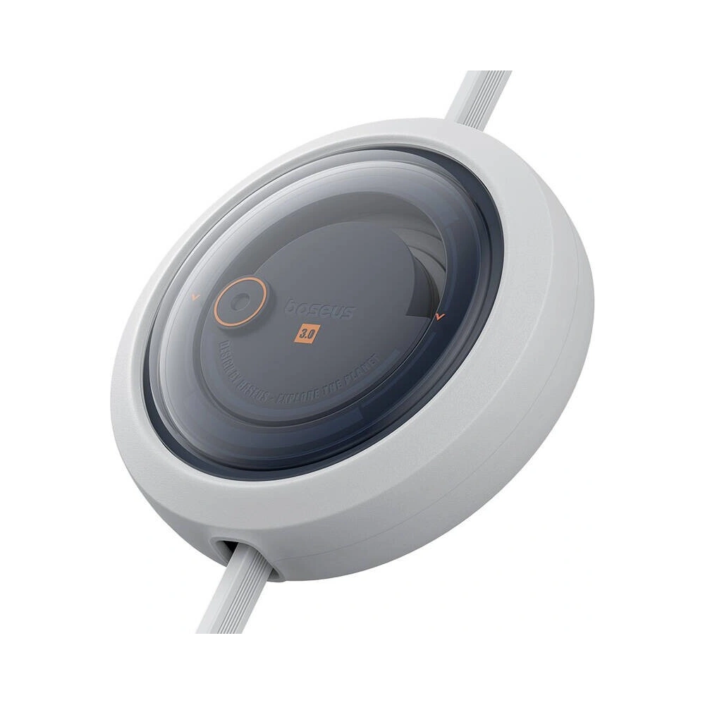 Kabel 3w1 Baseus Free2Draw USB-A / microUSB,Lightning,USB-C, 100W, 1.1 m (biały)