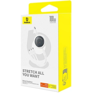Buy Baseus Free2Draw 3-in-1 cable USB-A / microUSB,Lightning,USB-C, 100W, 1.1 m (white) - BSU4916 - {ean13} - Home Screen Store Europe