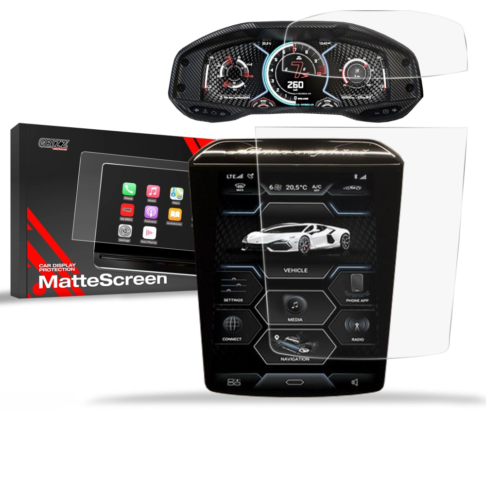 Folia matowa GrizzGlass CarDisplay Protection do Lamborghini Revuelto 2024-2025 [2w1]