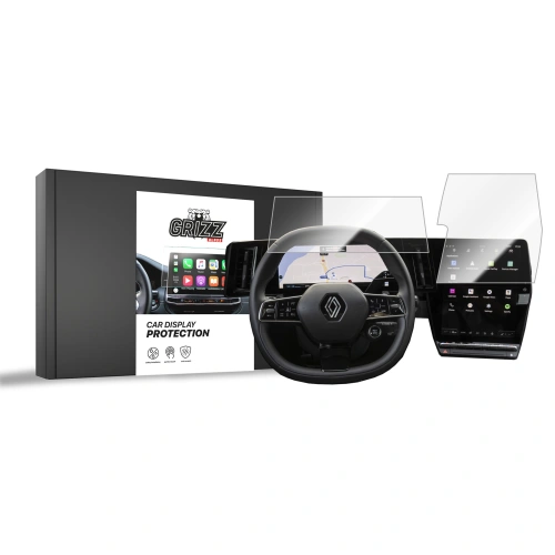 Buy Ceramic GrizzGlass CarDisplay Protection Renault Espace 12" 2024 [2in1] - GRZ10557 - {ean13} - Home Screen Store Europe