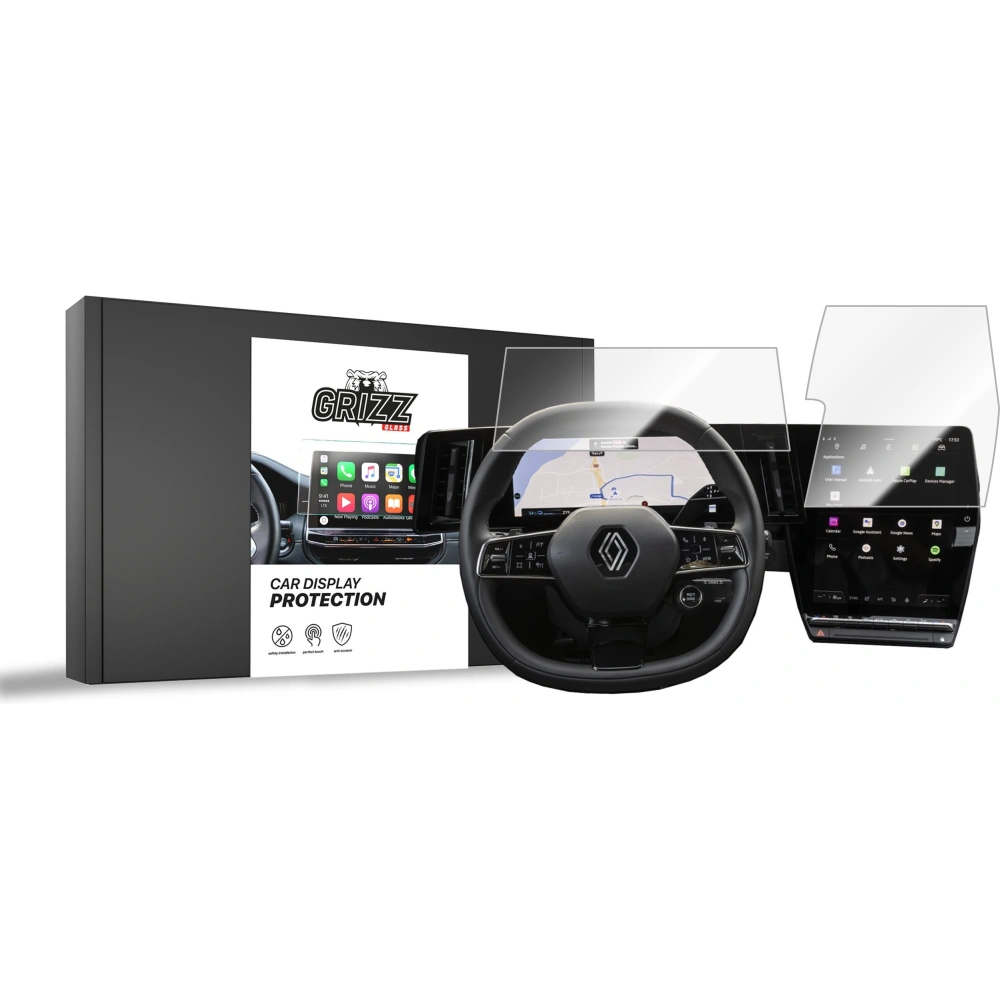 Folia ceramiczna GrizzGlass CarDisplay Protection do Renault Espace 12" 2024-2025 [2w1]