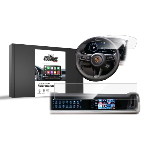 Kup Fólie keramická GrizzGlass CarDisplay Protection pro Porsche Cayenne 3 12,3" + 10,9“ 2023-2024 [2w1] - GRZ10560 - {ean13} - Sklep Home Screen