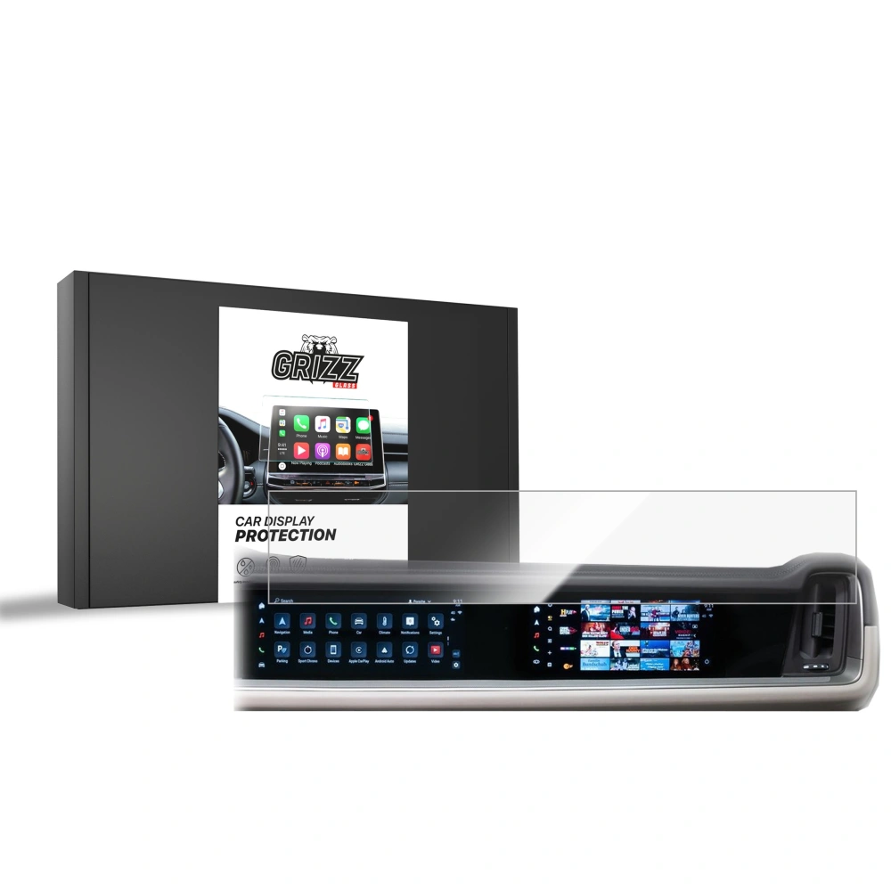 Folia ceramiczna GrizzGlass CarDisplay Protection do Porsche Cayenne 3 12,3" + 10,9" 2023-2025