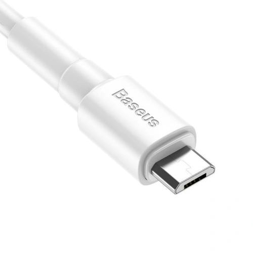 Kup Kabel micro USB Baseus Mini 2.4A 1m (bílý) - BSU760WHT - {ean13} - Sklep Home Screen