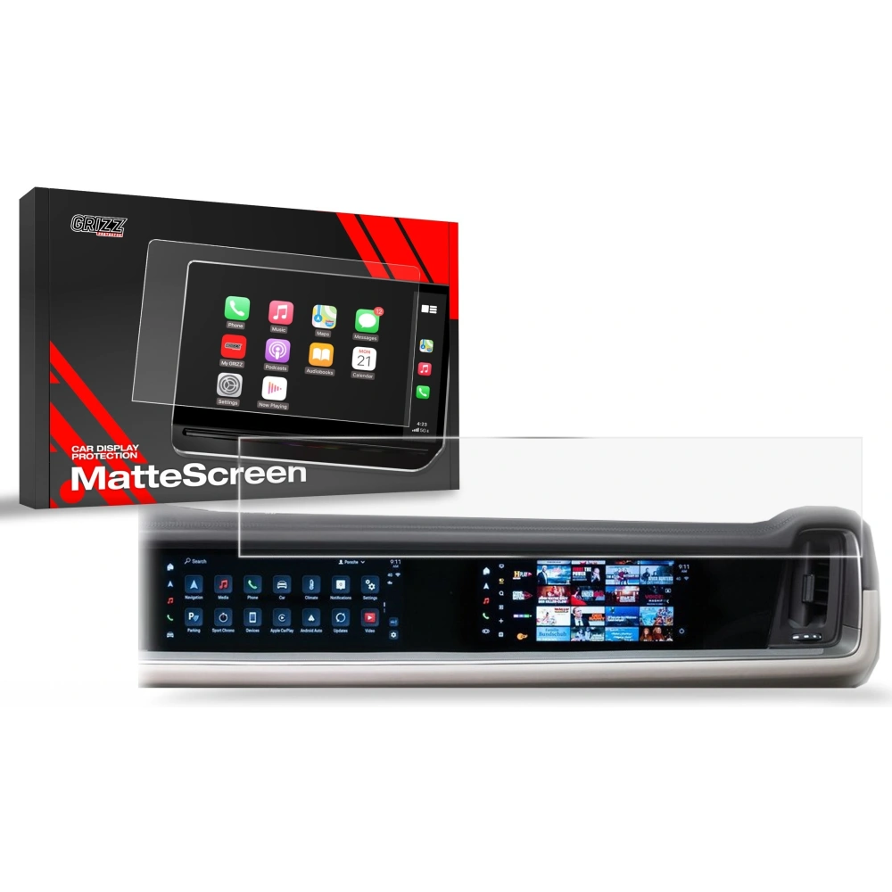 Folia matowa GrizzGlass CarDisplay Protection do Porsche Panamera 3 12,3" + 10,9" 2024-2025