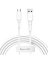 USB-C kábel Baseus Mini 3A 1m (fehér)