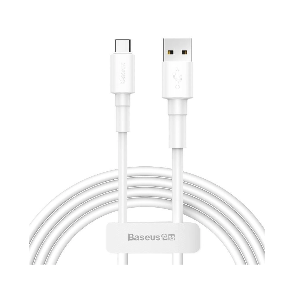 Kabel USB-C Baseus Mini 3A 1m (biały)