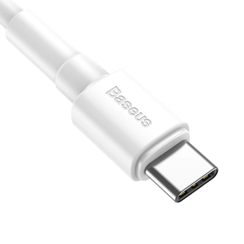 Kup Kabel USB-C Baseus Mini 3A 1m (bílý) - BSU761WHT - {ean13} - Sklep Home Screen