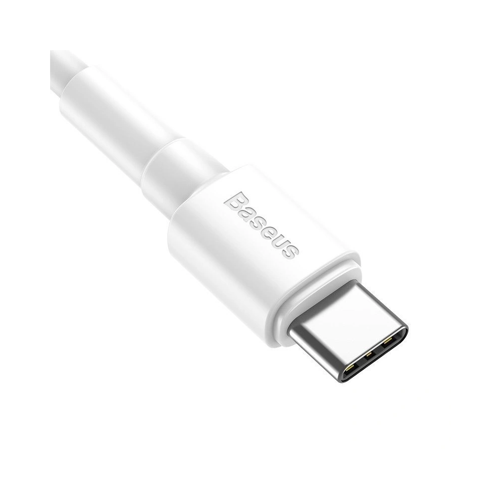 Kabel USB-C Baseus Mini 3A 1m (biały)